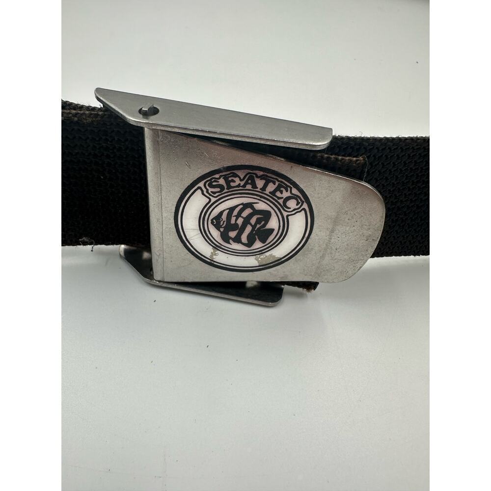Seatec Black Plastic Buckle 2" Strap Scuba Diving with a 53-inch belt